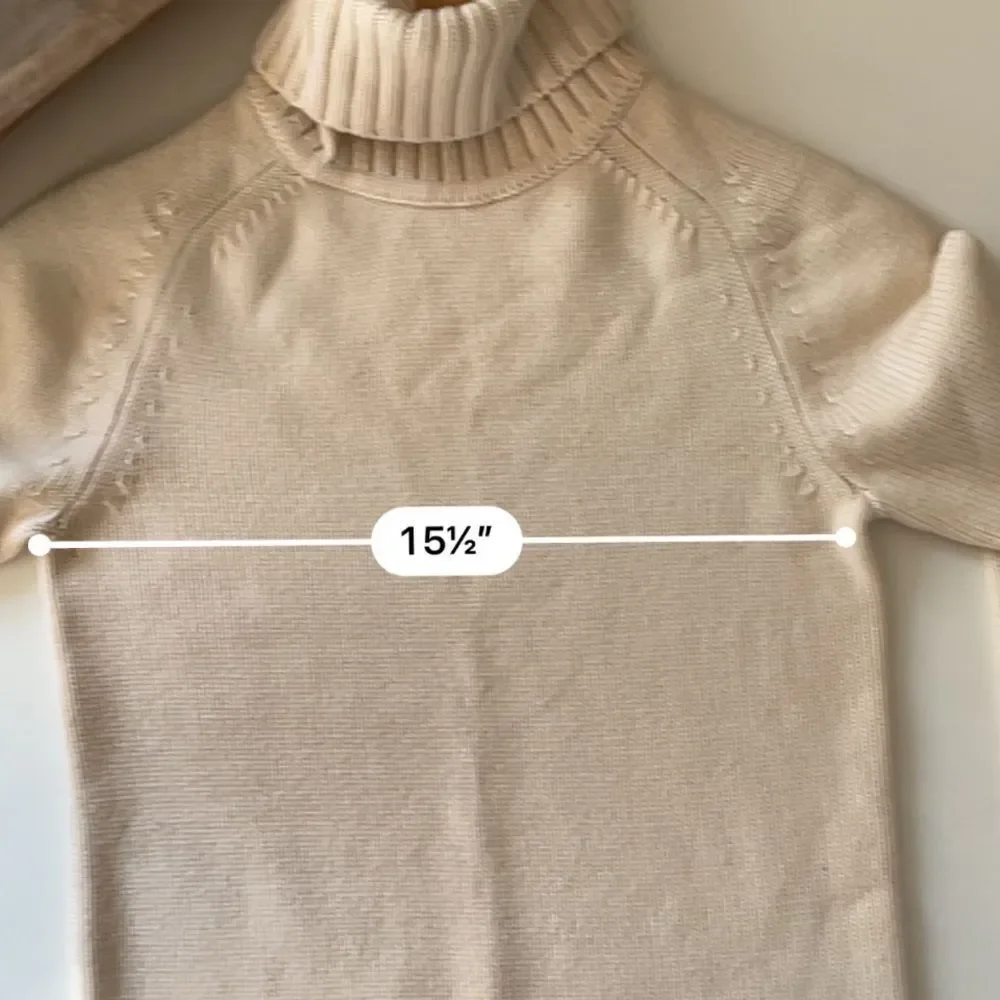 Theory Wool Turtleneck Sweater Medium - Picture 4 of 6